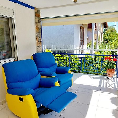 Villa Blue House Nea Kallikrateia Esterno foto