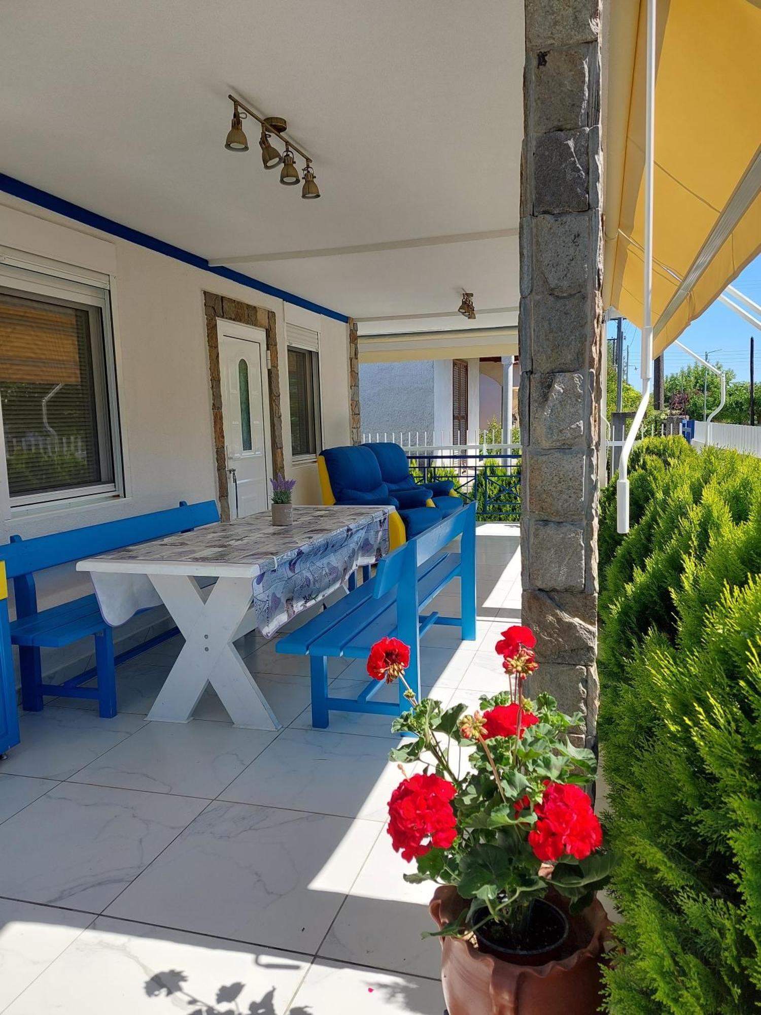 Villa Blue House Nea Kallikrateia Esterno foto